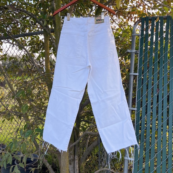 Vintage 90s Solo Wide Leg Jeans 24" Waist - Picture 1 of 10
